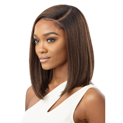 Outre Sleeklay Part Hd Deep C Lace Front Wig - Nella 12"