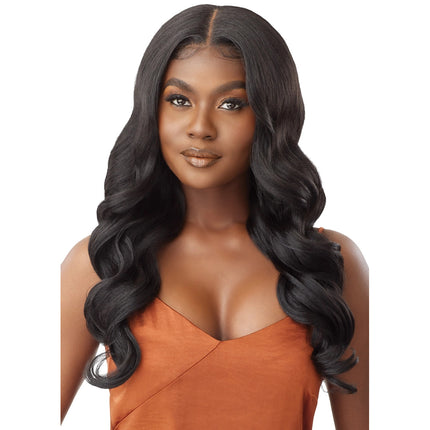 Outre Human Hair Blend 5x5 Lace Closure Wig - Hhb Body Curl 24"