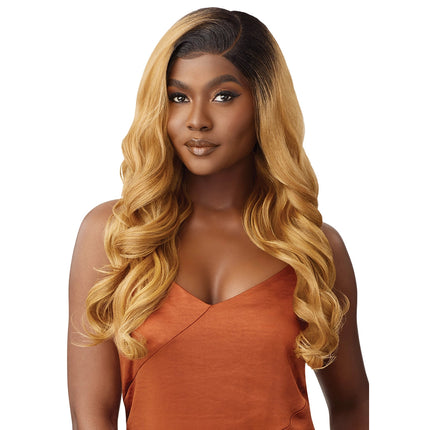 Outre Human Hair Blend 5x5 Lace Closure Wig - Hhb Body Curl 24"