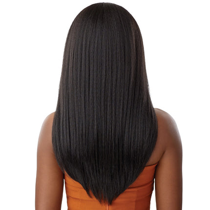 Outre Human Hair Blend 5x5 Lace Closure Wig - Hhb-kinky Straight 24"