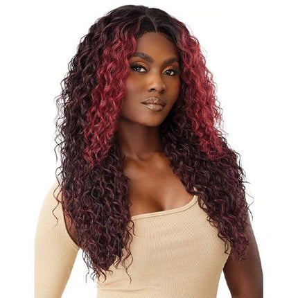 Outre Human Hair Blend 5x5 Lace Closure Wig - Hhb-malaysian Deep 26"