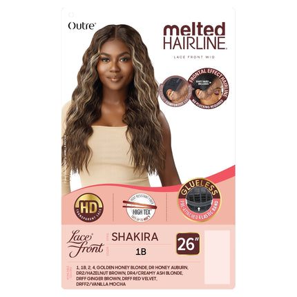 Outre Hd Melted Hairline Lace Front Wig - Shakira