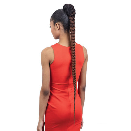 Freetress Equal Drawstring Ponytail - Pre-stretched Braided Ponytail 38