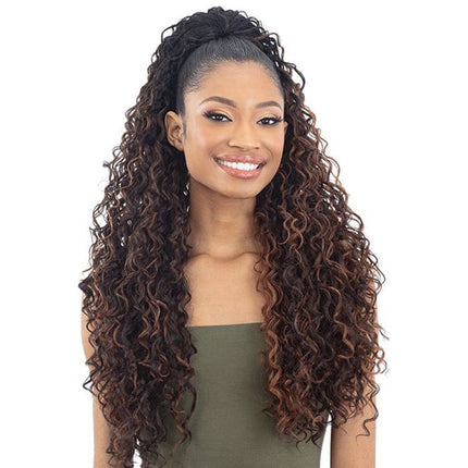 Shake-n-go Organique Drawstring Ponytail - Dominica Curl 28"