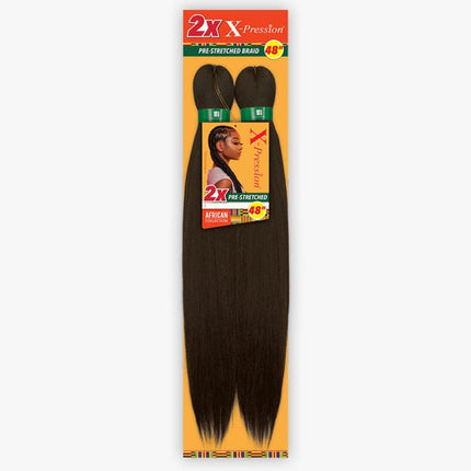 Sensationnel Synthetic African Collection Braid - 2x Pre-stretched 48 Inch