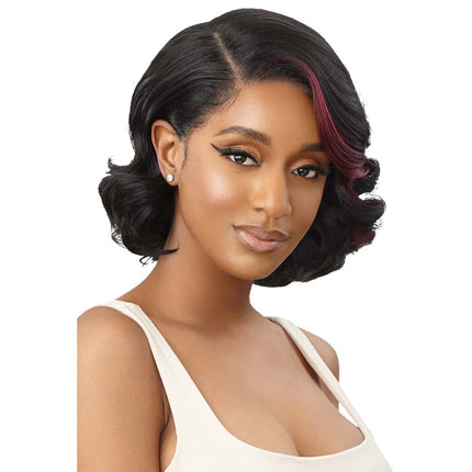 Outre Synthetic Melted Hairline Hd Lace Front Wig - Soveida