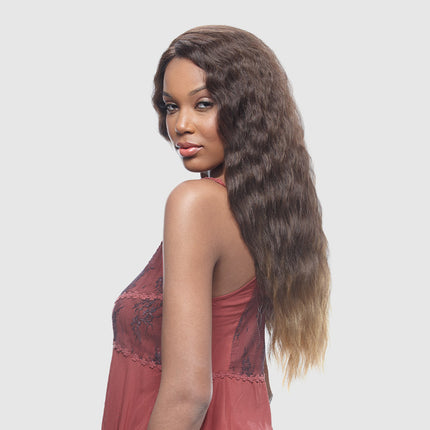 Tops C Side Nat- Vanessa Synthetic Long Wavy Natural Wave Lace Front&part Wig