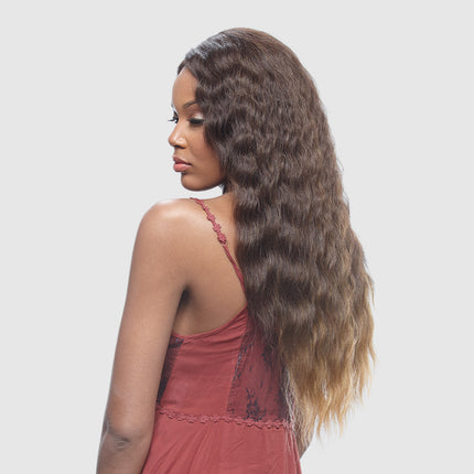 Tops C Side Nat- Vanessa Synthetic Long Wavy Natural Wave Lace Front&part Wig