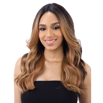 Valentino - Freetress Equal Synthetic 5 Inch Deep Lace Part Wig Long Wavy