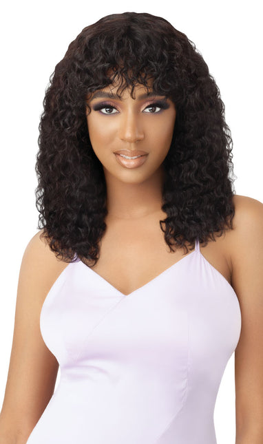 Outre Mytresses 100% Unprocessed Human Hair Wet & Wavy Full Wig - Natural Curly 18