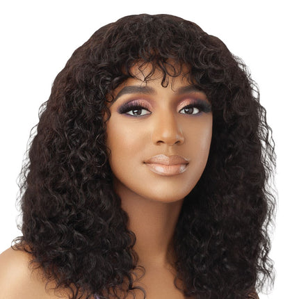 Outre Mytresses 100% Unprocessed Human Hair Wet & Wavy Full Wig - Natural Curly 18