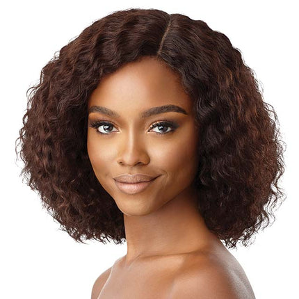 Outre The Daily 100% Unprocessed Human Hair Lace Part Wet & Wavy Wig - Natural Deep 12