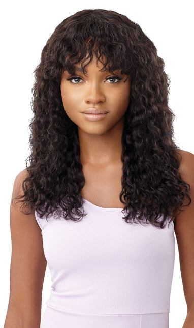 Outre Mytresses 100% Unprocessed Human Hair Wet & Wavy Full Wig - Natural Wave 20