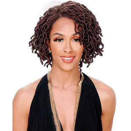 Zury Sis Synthetic Faux Locs Swiss Lace Front Wig - Wella