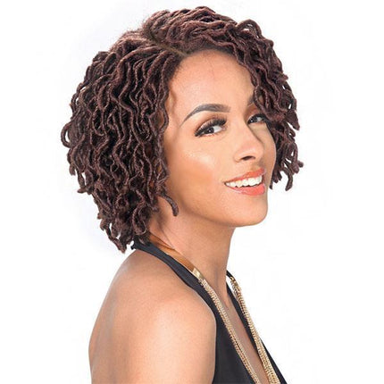 Zury Sis Synthetic Faux Locs Swiss Lace Front Wig - Wella