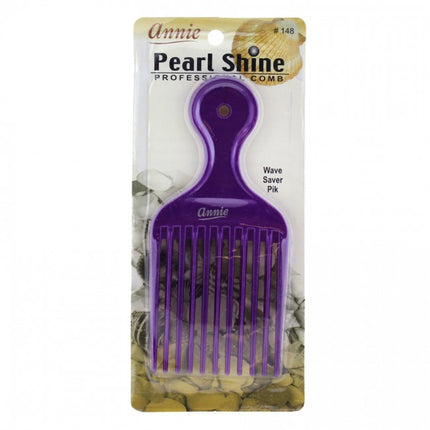 [Annie] Pearl Shine Comb Wave Saver Pik - #0148
