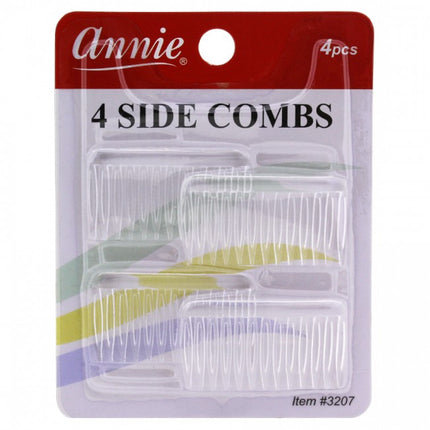 [Annie] Side Combs Small 4Pcs - #3207