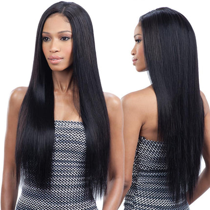 Naked Unprocessed Virgin Remy 100% Human Hair Weave - Brazilian Straight 7pcs