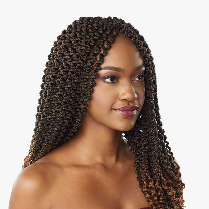 Sensationnel Lulutress Synthetic Crochet Braid - 3x 3d Passion Twist 18"