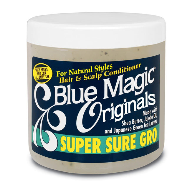 [Blue Magic] Originals Super Sure Gro 100% Natural Hair & Scalp Conditioner 12Oz
