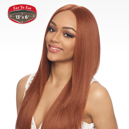 Harlem 125 Synthetic 4x4 Swiss Silk Base Lace Front Wig - Fls51