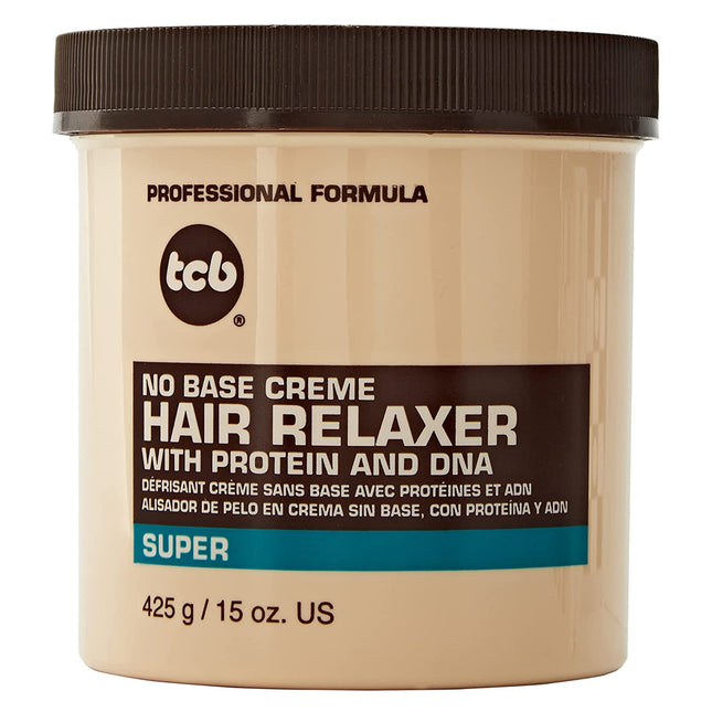 [Tcb] No Base Creme Hair Relaxer With Protein And Dna *Super* 15Oz