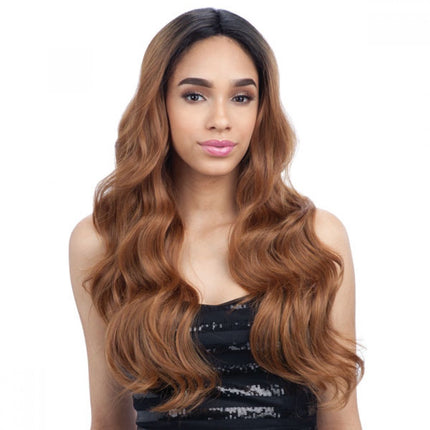 Freedom Part 202 - Freetress Equal Synthetic Lace Front Wig Long Body Wave