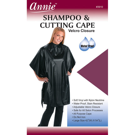 [Annie] Shampoo & Cutting Cape 42" X 54" - #3910