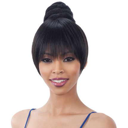 Swirl Bun Bang - Freetress Equal Synthetic Bun & China Bang