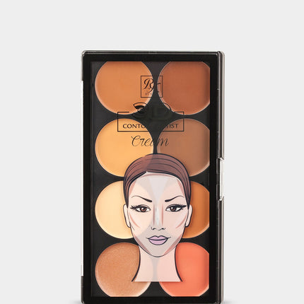 [Ruby Kisses] 3D Contour Artist Cream Palette Highlighter Set
