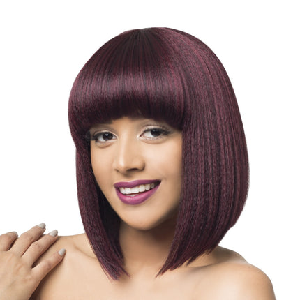 Mega Bobo - Hair Topic Synthetic Bang Short Straight Bob Style Wig