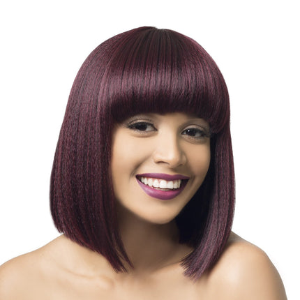 Mega Bobo - Hair Topic Synthetic Bang Short Straight Bob Style Wig