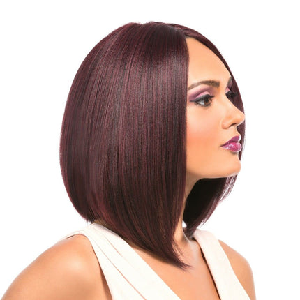 Mega Lace 110 - Hair Topic Synthetic Deep L Part Lace Front Wig Medium Bob