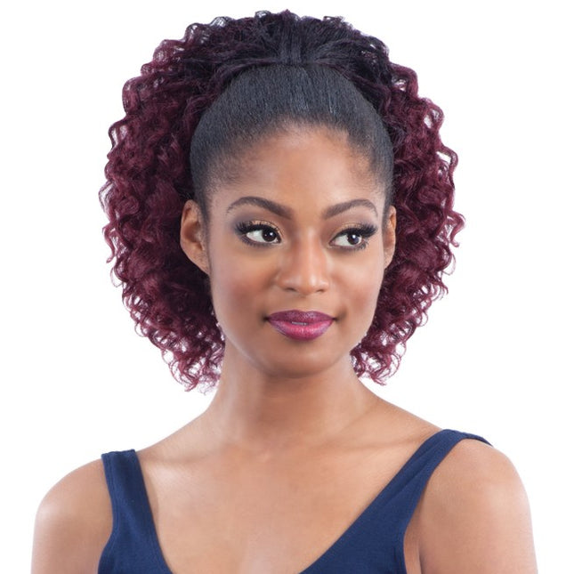 Q-beach Girl - Que Human Hair Mastermix Drawstring Ponytail