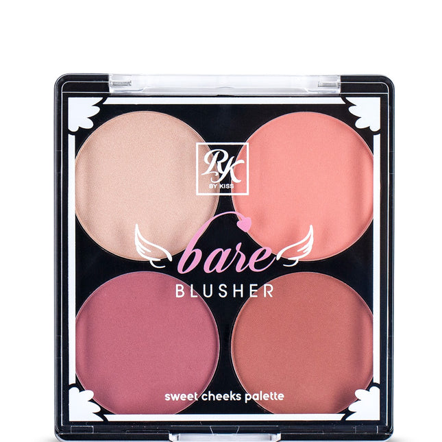 [Ruby Kisses] Bare/Dare Blusher Powder 4 Pan Sweet Cheeks Palette