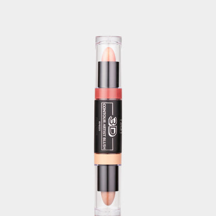 [Ruby Kisses] Pop Up 3D Contour Artist Blush Stick Double Side Duo