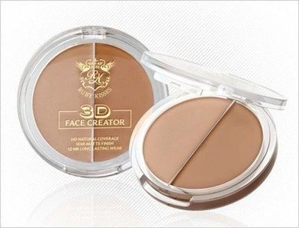 [Ruby Kisses] 3D Face Creator 2 Color Foundation & Concealer 0.21oz