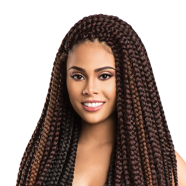 Sensationnel X-pression Pre-looped Synthetic Crochet Braid - 3x Box Braid 14",,Product Type : Hair Extensions,Cap Construction : ,Hair Origin : ,Length : ,Style : ,Texture :