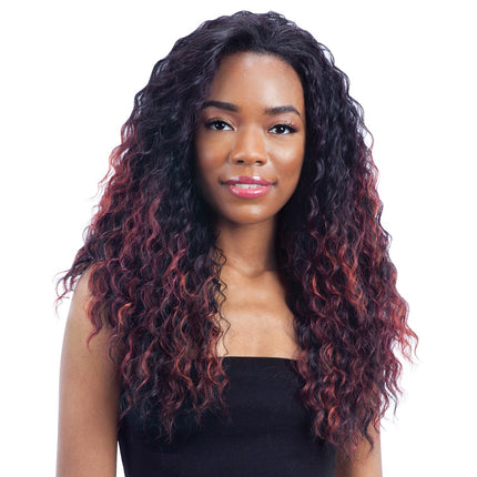 Summer Girl - Freetress Equal Drawstring Fullcap Synthetic Half Wig