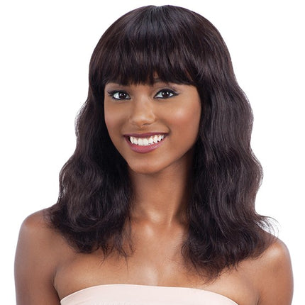 Naked Unprocessed Brazilian Remy 100% Human Hair Wig - S-wave (s)