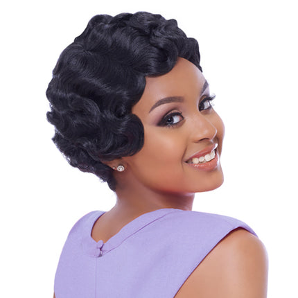 Go113 - Harlem 125 Gogo Collection Synthetic Full Wig Short Mama Curl